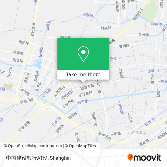 中国建设银行ATM map