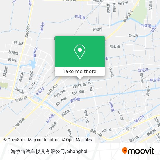 上海牧笛汽车模具有限公司 map