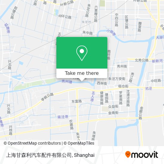 上海甘森利汽车配件有限公司 map
