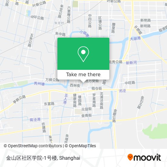 金山区社区学院-1号楼 map