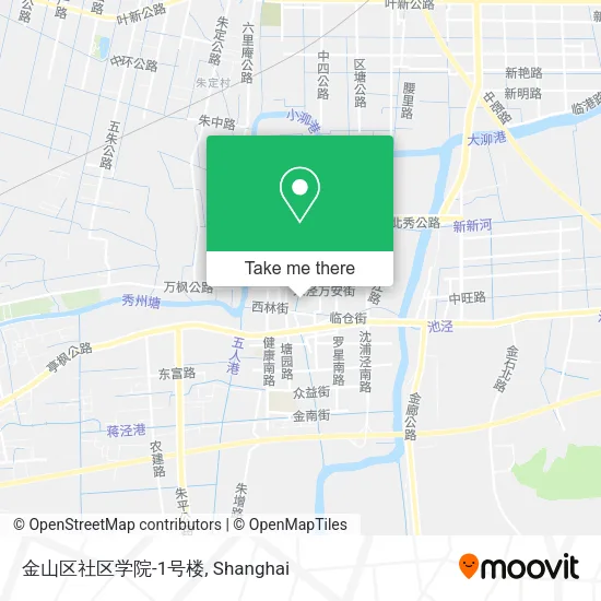 金山区社区学院-1号楼 map