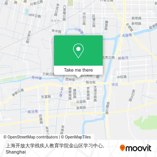 上海开放大学残疾人教育学院金山区学习中心 map