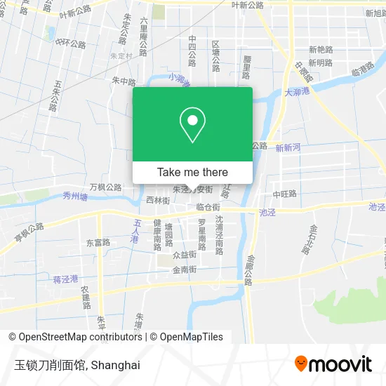 玉锁刀削面馆 map