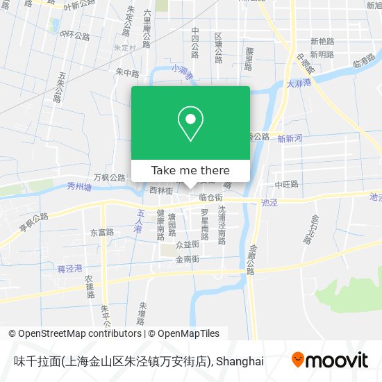 味千拉面(上海金山区朱泾镇万安街店) map