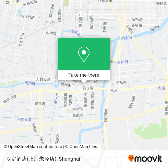 汉庭酒店(上海朱泾店) map
