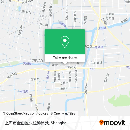 上海市金山区朱泾游泳池 map
