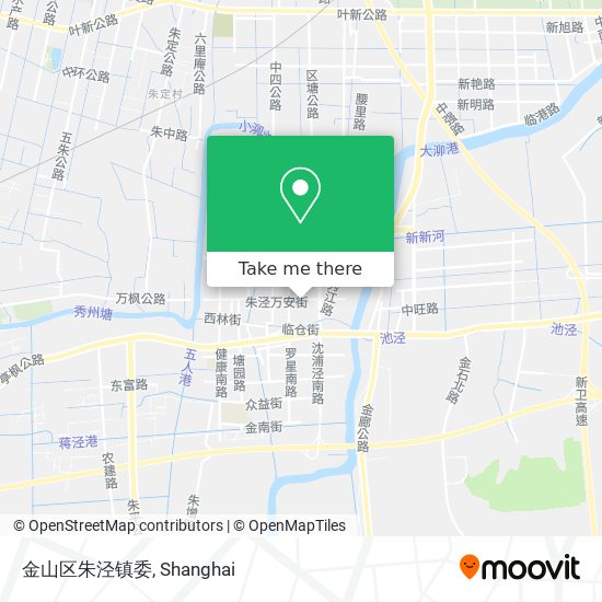 金山区朱泾镇委 map