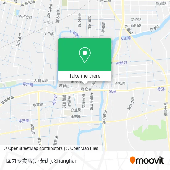 回力专卖店(万安街) map