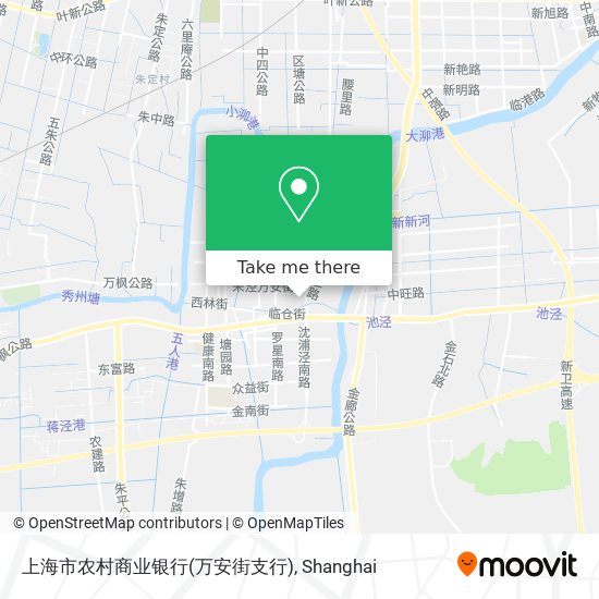 上海市农村商业银行(万安街支行) map