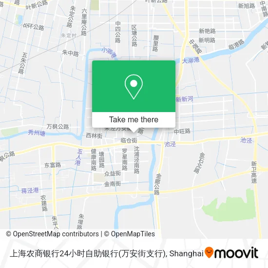 上海农商银行24小时自助银行(万安街支行) map