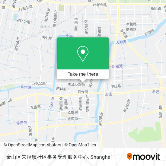 金山区朱泾镇社区事务受理服务中心 map