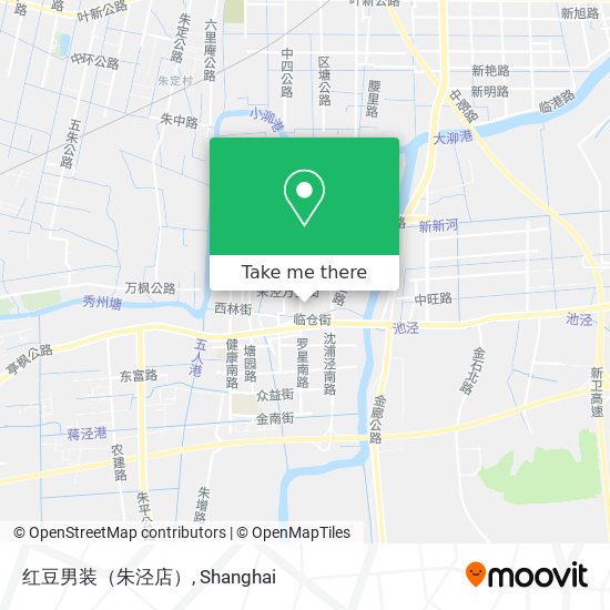 红豆男装（朱泾店） map