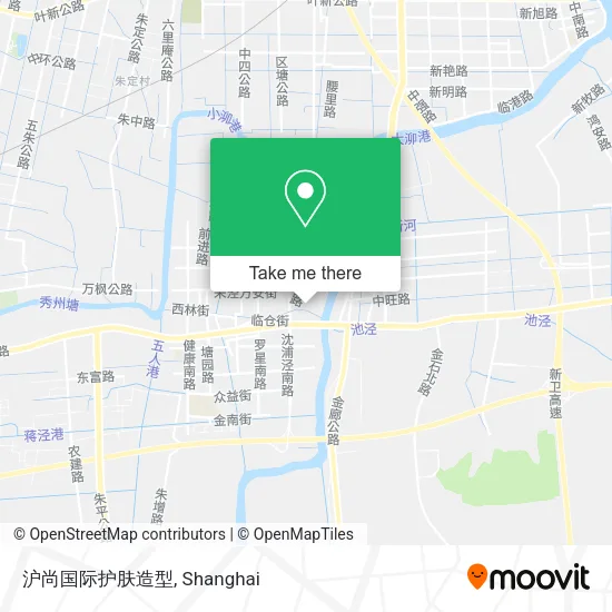 沪尚国际护肤造型 map