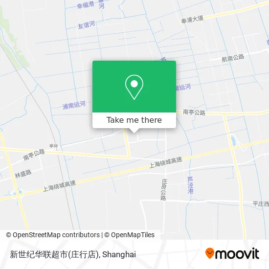 新世纪华联超市(庄行店) map