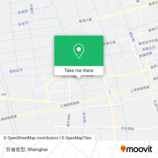 百俪造型 map
