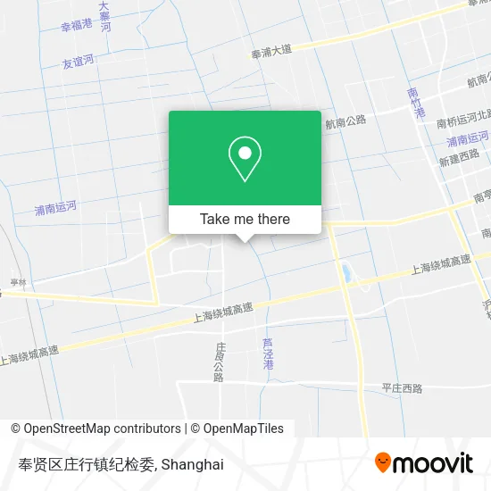 奉贤区庄行镇纪检委 map