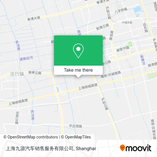 上海九源汽车销售服务有限公司 map