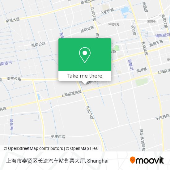 上海市奉贤区长途汽车站售票大厅 map