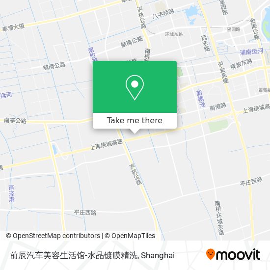 前辰汽车美容生活馆-水晶镀膜精洗 map