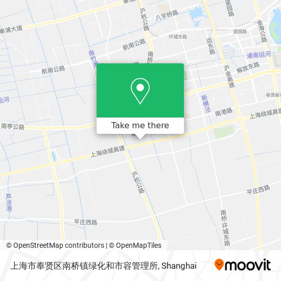 上海市奉贤区南桥镇绿化和市容管理所 map