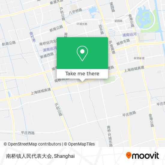 南桥镇人民代表大会 map