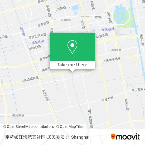 南桥镇江海第五社区-居民委员会 map