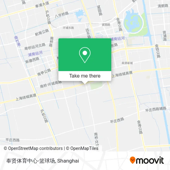 奉贤体育中心-篮球场 map