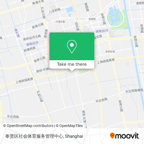 奉贤区社会体育服务管理中心 map
