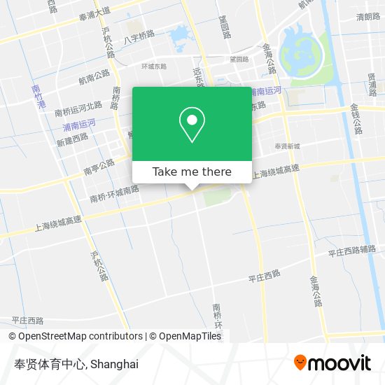 奉贤体育中心 map