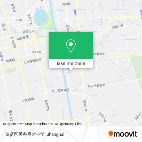 奉贤区民办厚才小学 map
