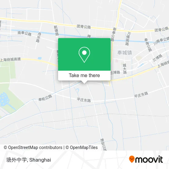 塘外中学 map