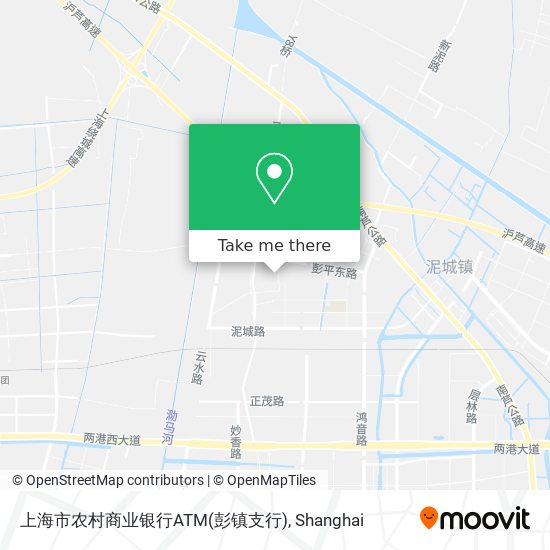 上海市农村商业银行ATM(彭镇支行) map