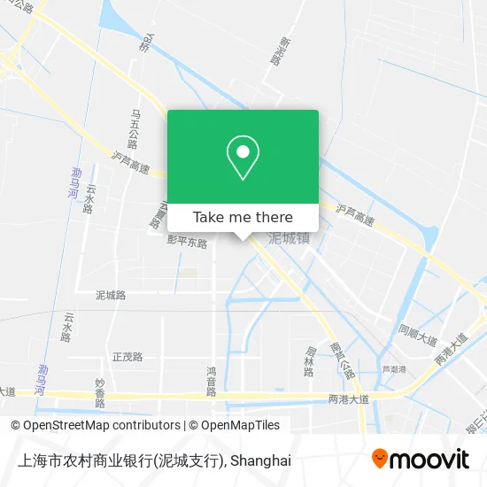 上海市农村商业银行(泥城支行) map