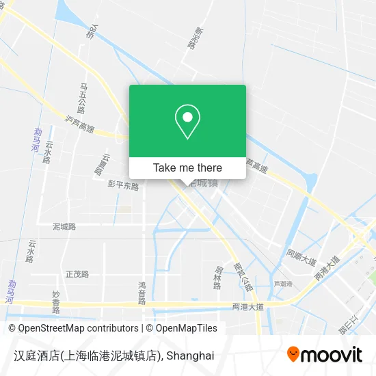 汉庭酒店(上海临港泥城镇店) map