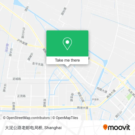 大泥公路老邮电局桥 map