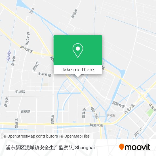 浦东新区泥城镇安全生产监察队 map