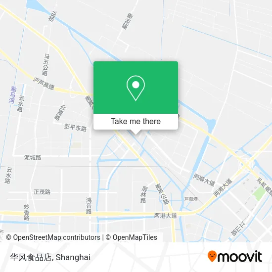 华风食品店 map