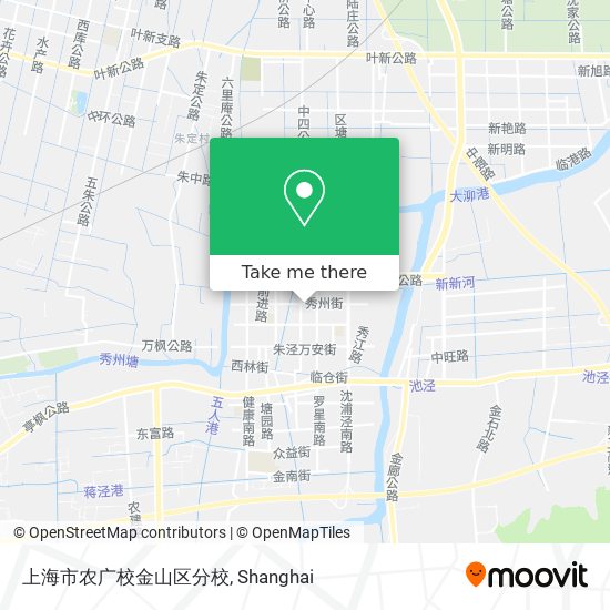 上海市农广校金山区分校 map