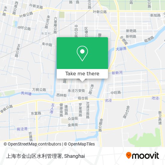 上海市金山区水利管理署 map