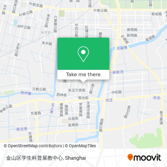 金山区学生科普展教中心 map