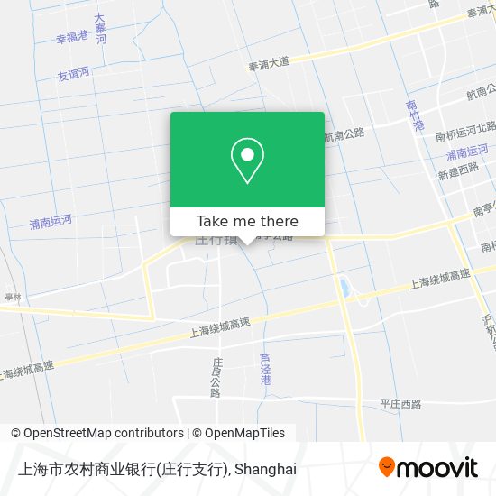上海市农村商业银行(庄行支行) map