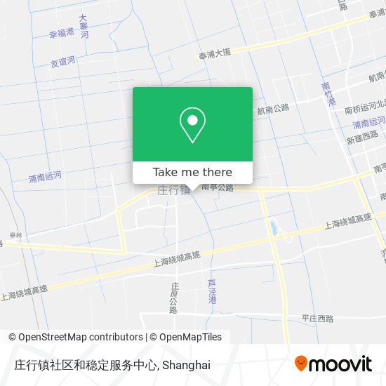 庄行镇社区和稳定服务中心 map