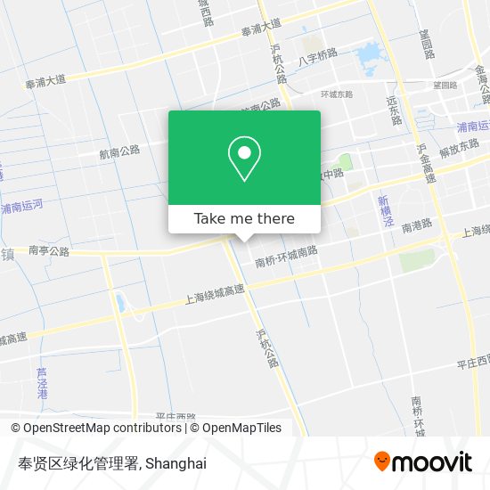 奉贤区绿化管理署 map