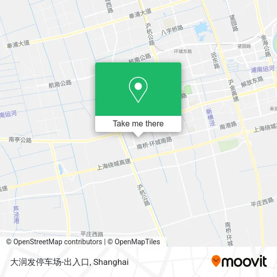 大润发停车场-出入口 map