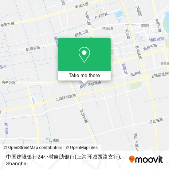 中国建设银行24小时自助银行(上海环城西路支行) map