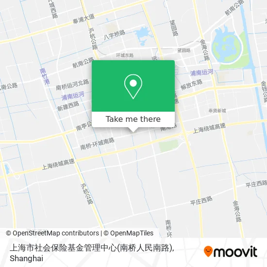 上海市社会保险基金管理中心(南桥人民南路) map
