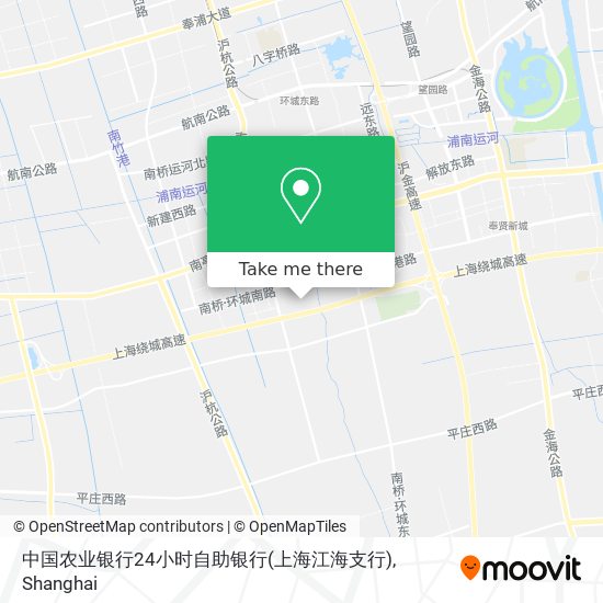 中国农业银行24小时自助银行(上海江海支行) map