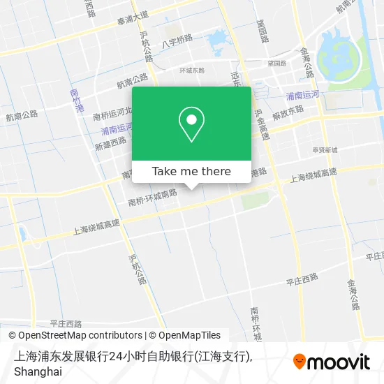 上海浦东发展银行24小时自助银行(江海支行) map