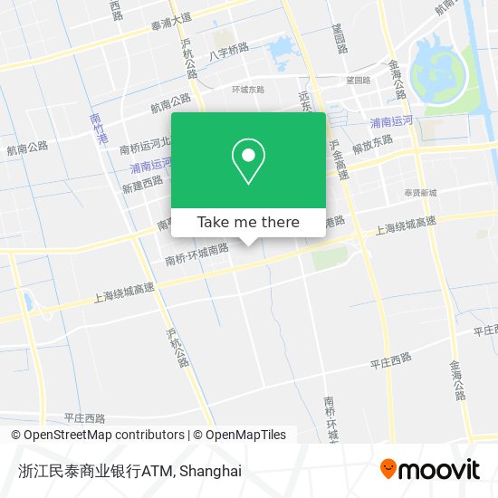 浙江民泰商业银行ATM map