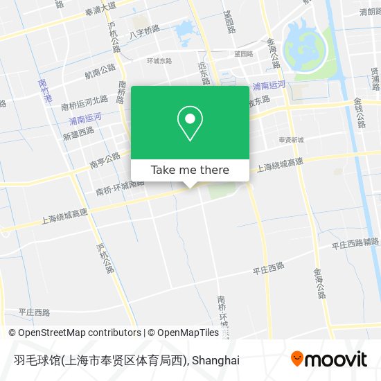 羽毛球馆(上海市奉贤区体育局西) map
